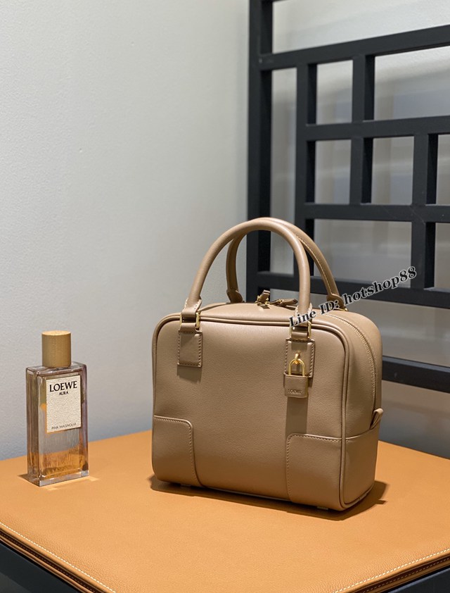 Loewe專櫃2022新款全皮純色手提肩背女包 羅意威Amazono手提包 10522 lyw1430